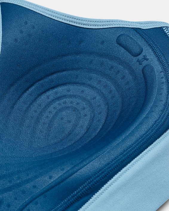 Damen UA Infinity Low Covered Sport-BH, Blue, pdpMainDesktop image number 9